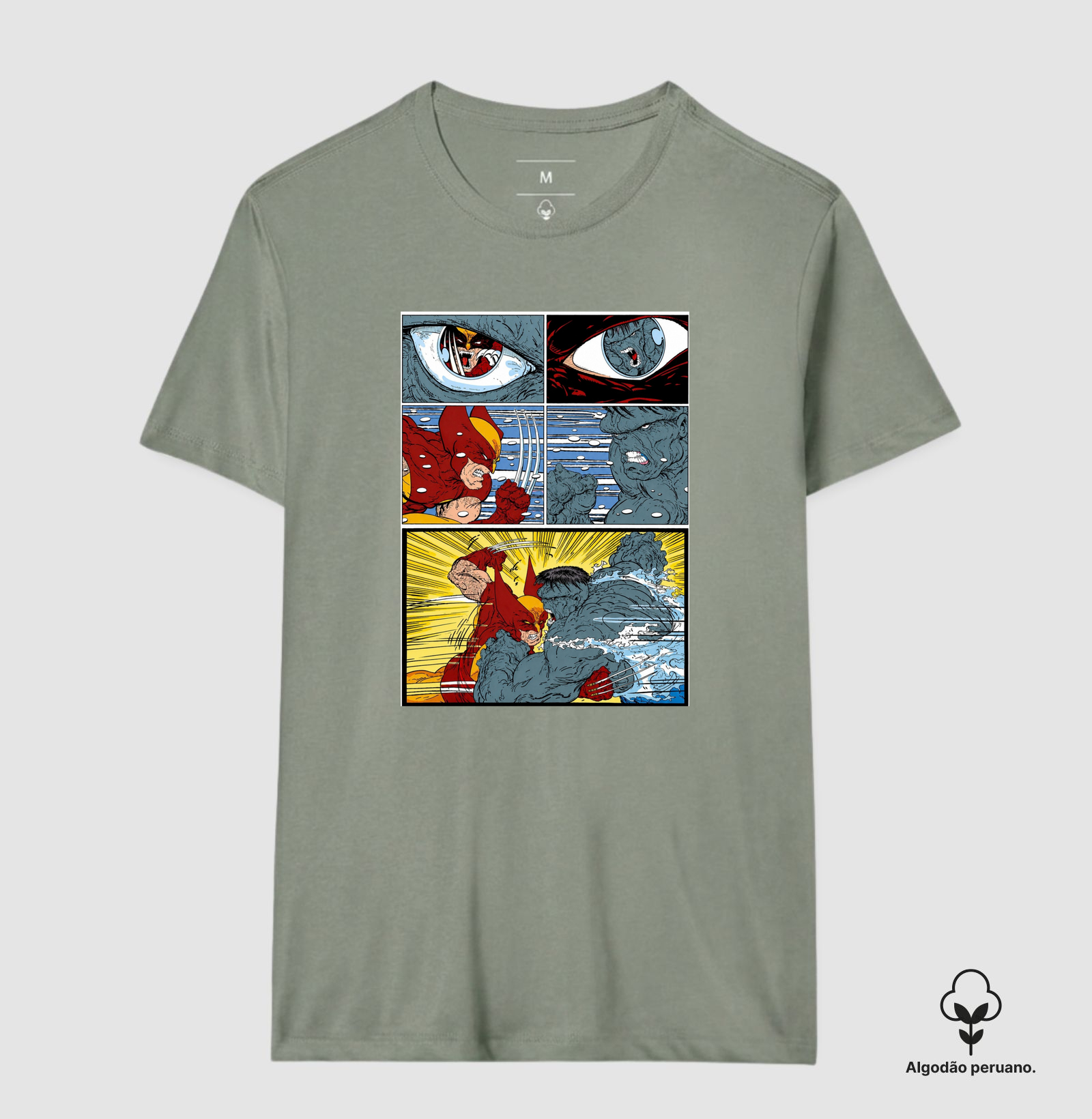 CAMISETA WOVERINE x HULK - TIRA - Imagem 9
