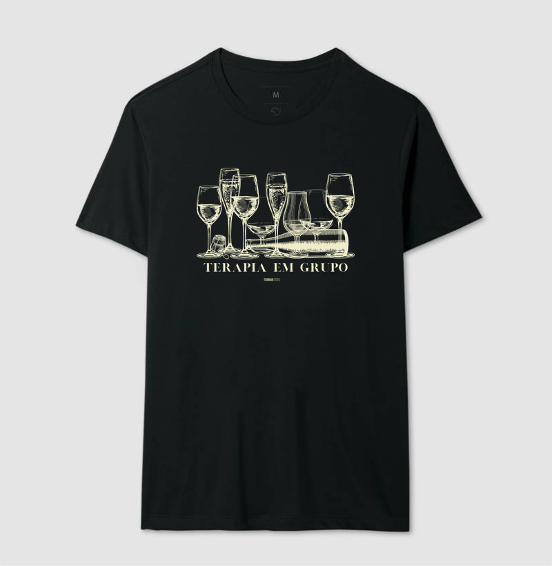 Camiseta Vinho - Terapia em Grupo - Imagem 2