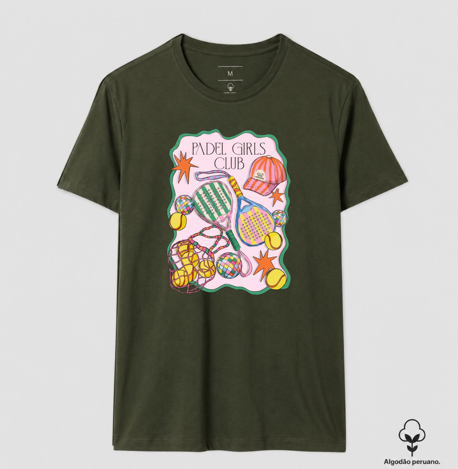 Camiseta Feminina Padel Girls Club Retrô - Imagem 9