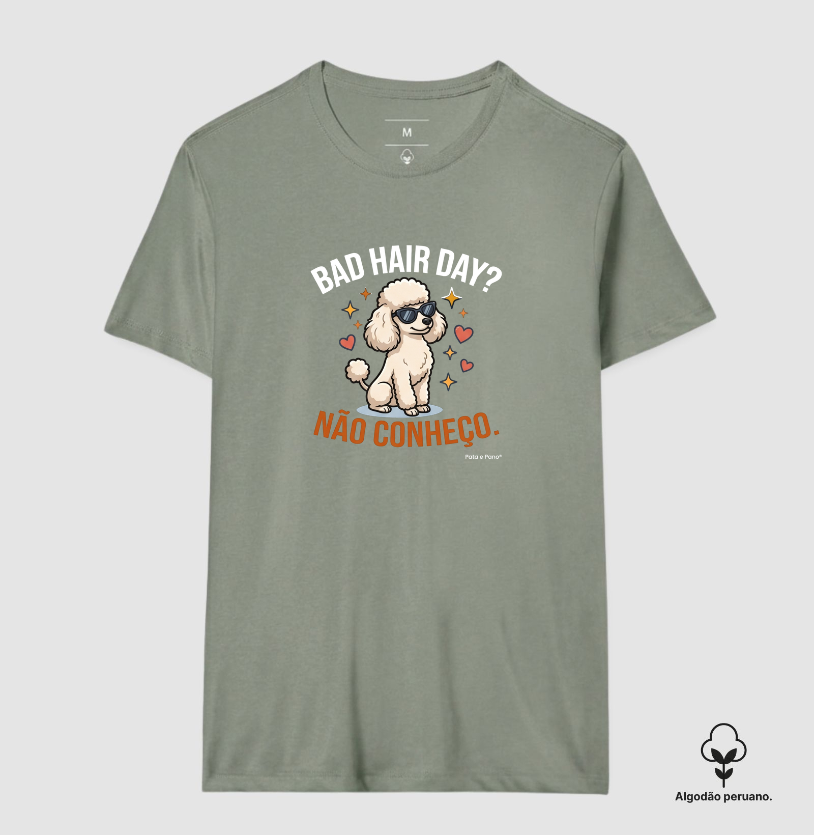 CAMISETA ALGODÃO PERUANO POODLE BAD HAIR - Imagem 9