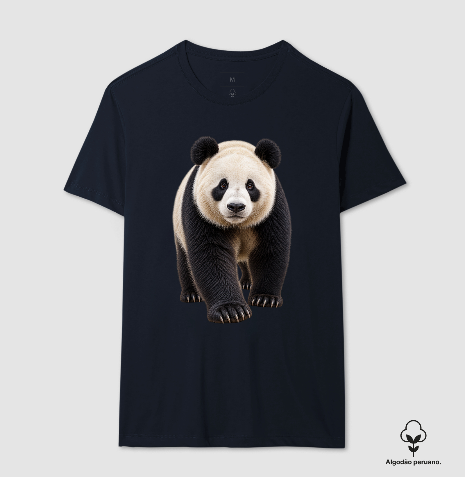 Camiseta Algodão Peruano - Panda - Imagem 2