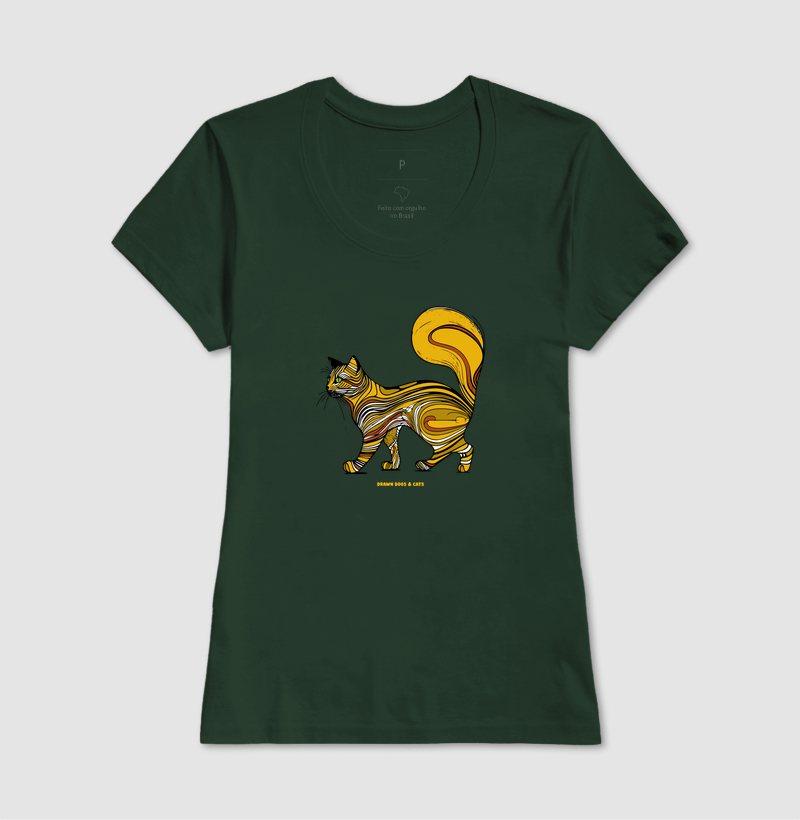 Gato amarelo com rabo grande - Imagem 14