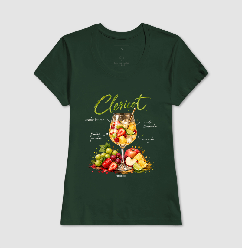 Camiseta Clericot – Drink com Vinho Branco e Frutas - Imagem 11