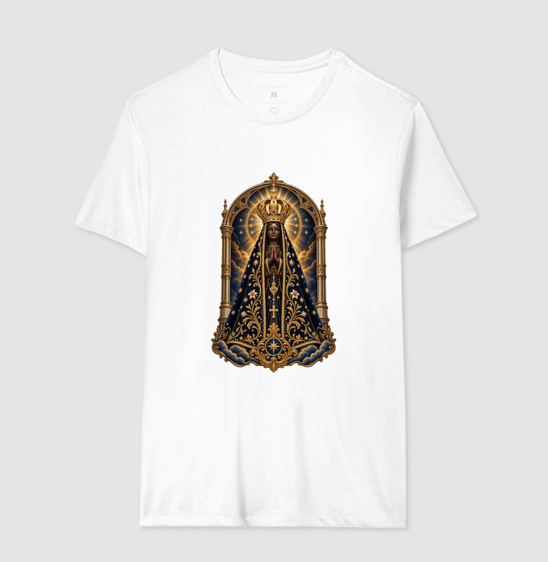 Nossa Senhora Aparecida — Portal Arqueado Celestial e Luz Dourada - Imagem 4