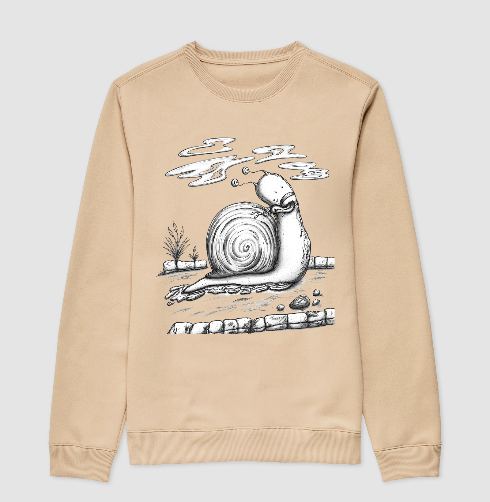 Moleton Caracol Preta e Branco - Imagem 6
