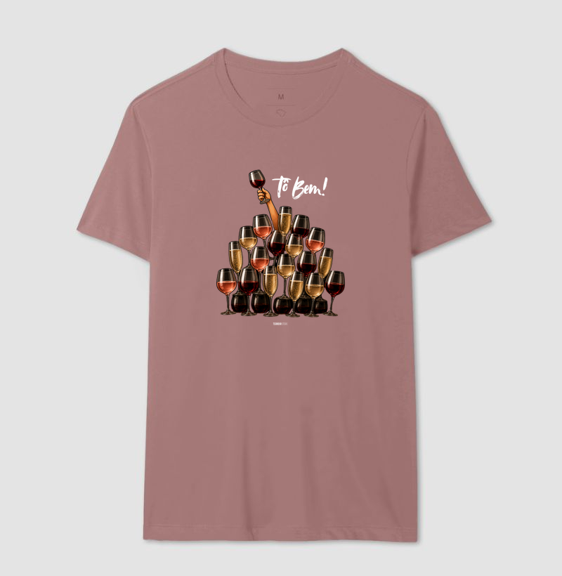 Camiseta Vinho - Tô Bem! - Taças - Imagem 12