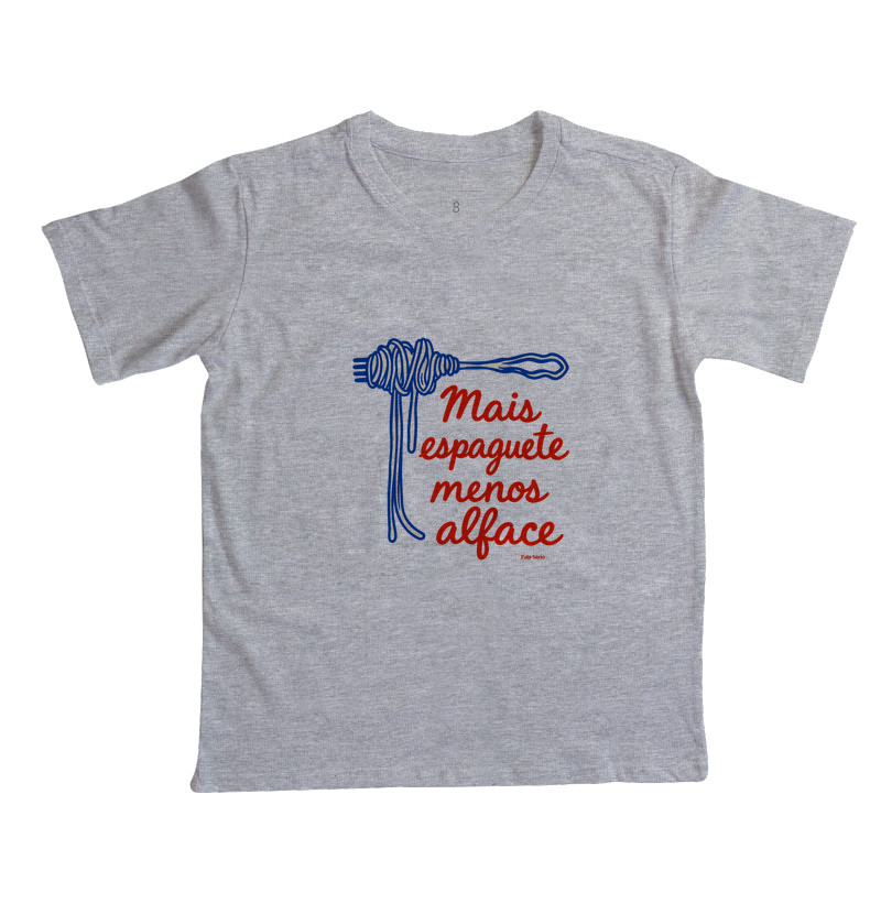Camiseta Infantil Mais Espaguete  - Imagem 7