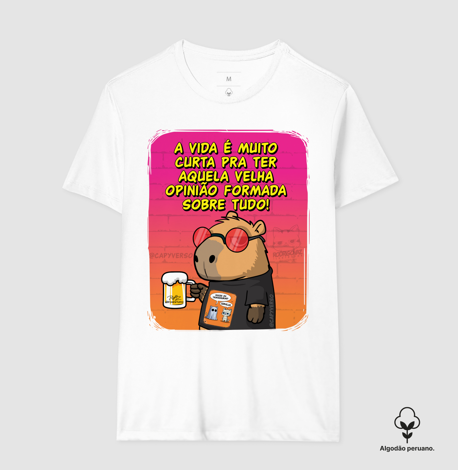 Camiseta Capivara Opinião - Imagem 5