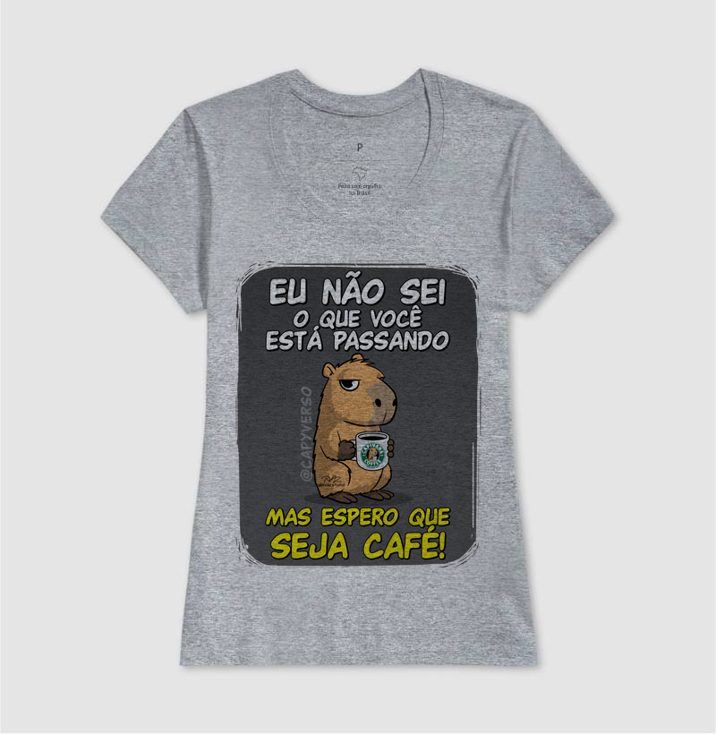Camiseta Capivara Seja Café - Imagem 9