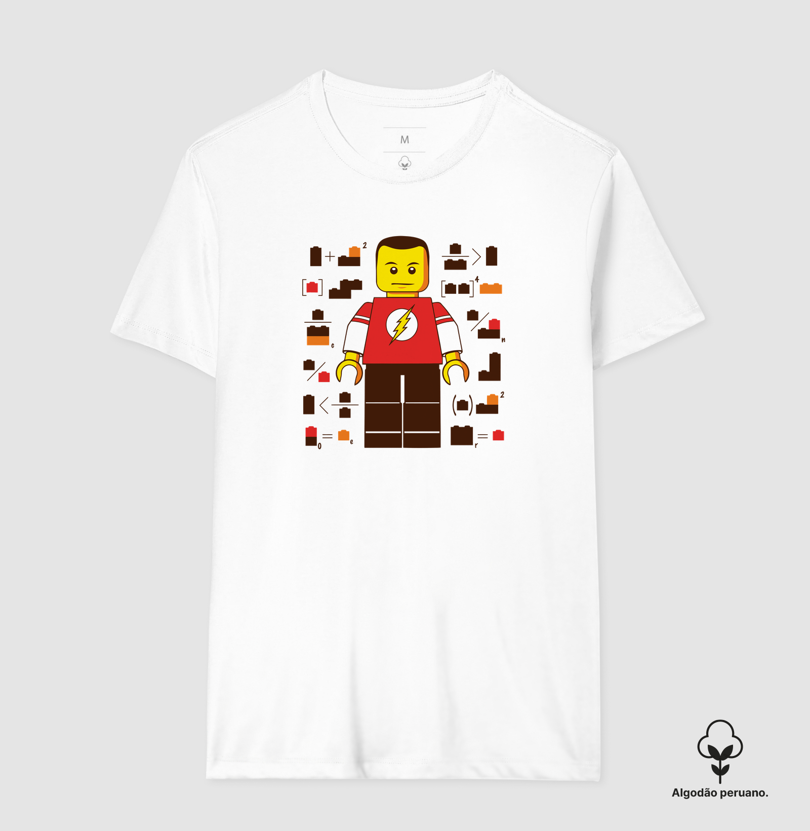 Camiseta Algodão Peruano Equação da Velocidade - Imagem 2