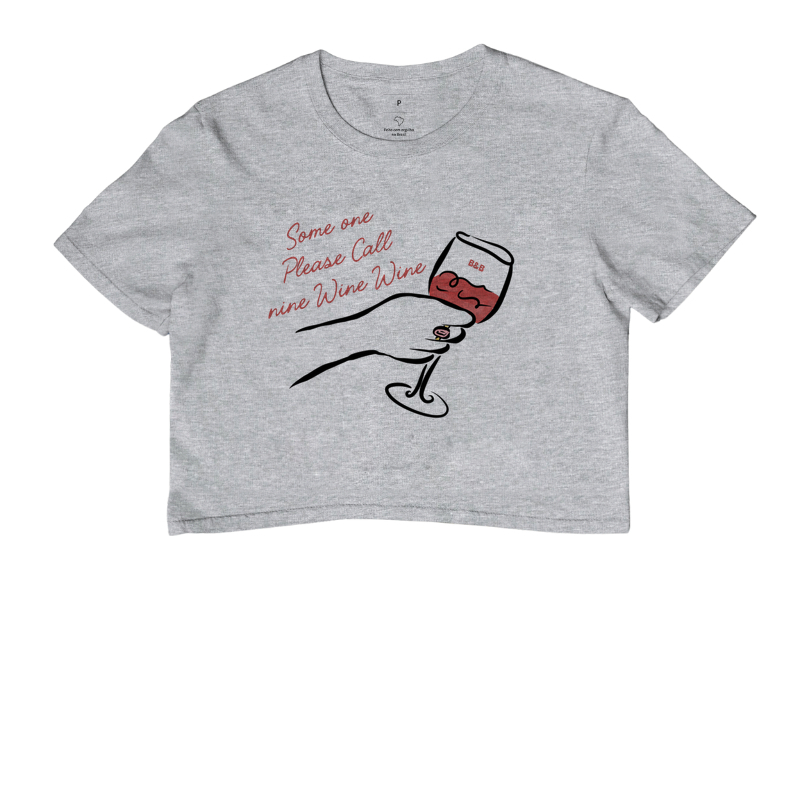 Camiseta Oversized Please Call Nine Wine Wine  - Imagem 3