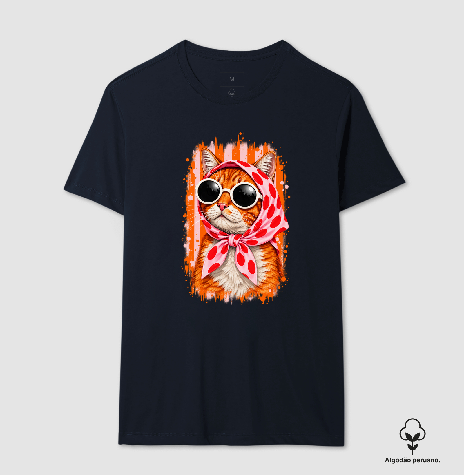 Gato Fashion Retrô Laranja  - Imagem 7
