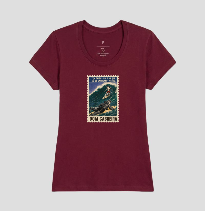 Camiseta Selo Vivendo a Vida do Surfe (feminina) - Imagem 12