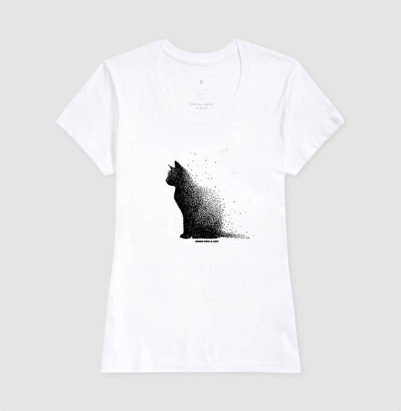 Gato pontilhismo de lado - Imagem 4