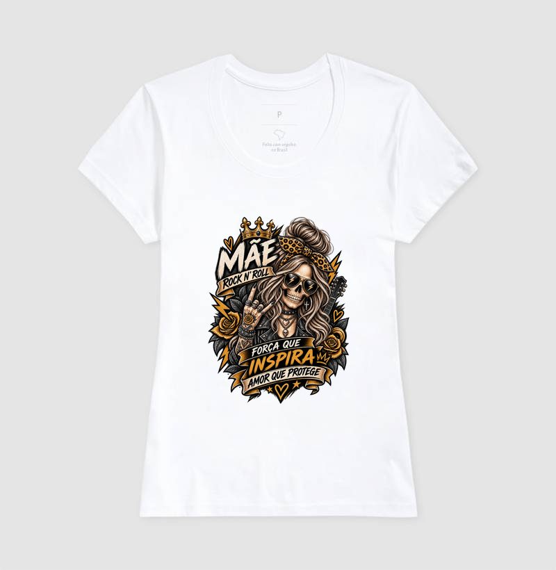 Camiseta Mãe Rock N’ Roll - Imagem 3