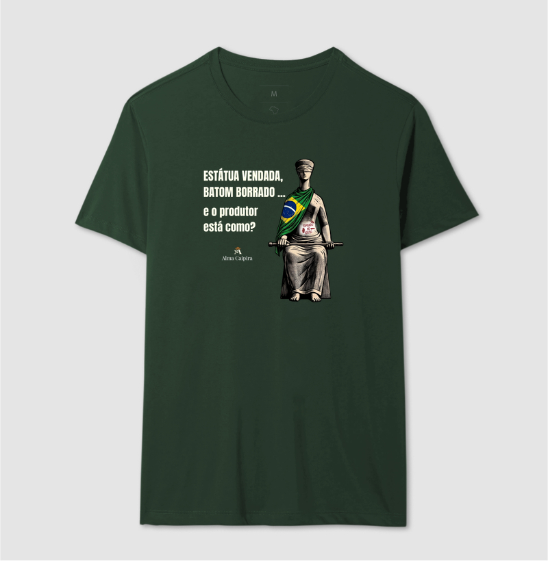 Estátua vendada, batom borrado, e o produtor está como? (tomando no adubo) - Imagem 12