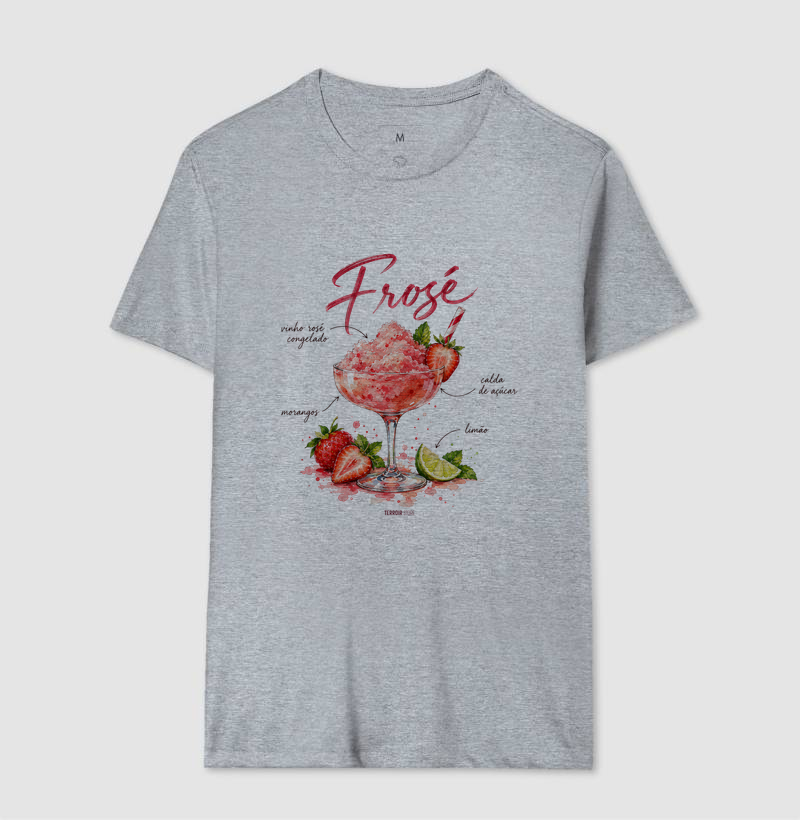 Camiseta Frosé – Drink com Vinho Rosé e Morango - Imagem 8