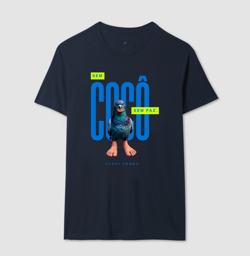 CAMISETA REGULAR SEM COCÔ, SEM PAZ. - Imagem 6
