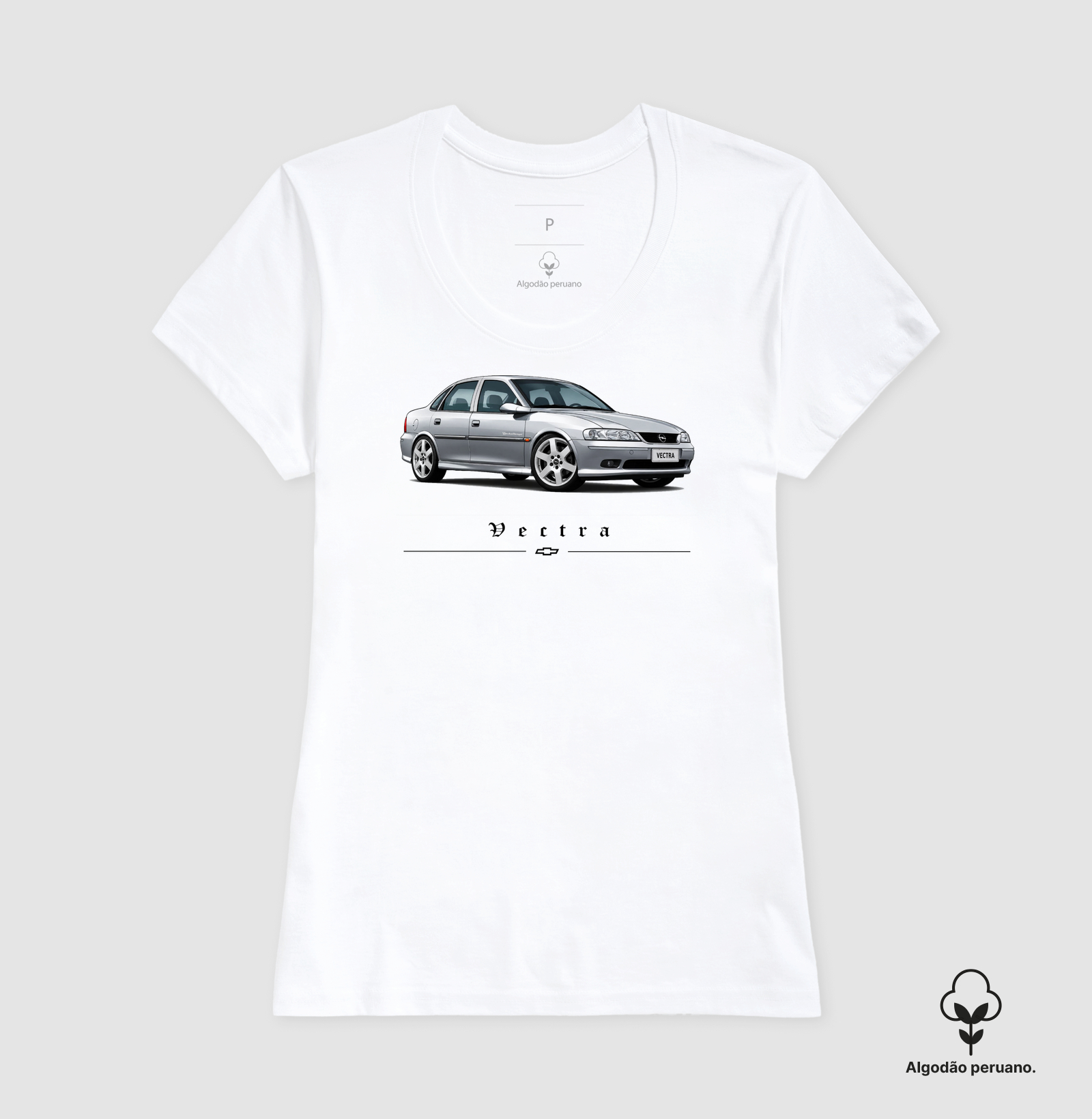 Camiseta em algodão peruano Vectra - Imagem 8