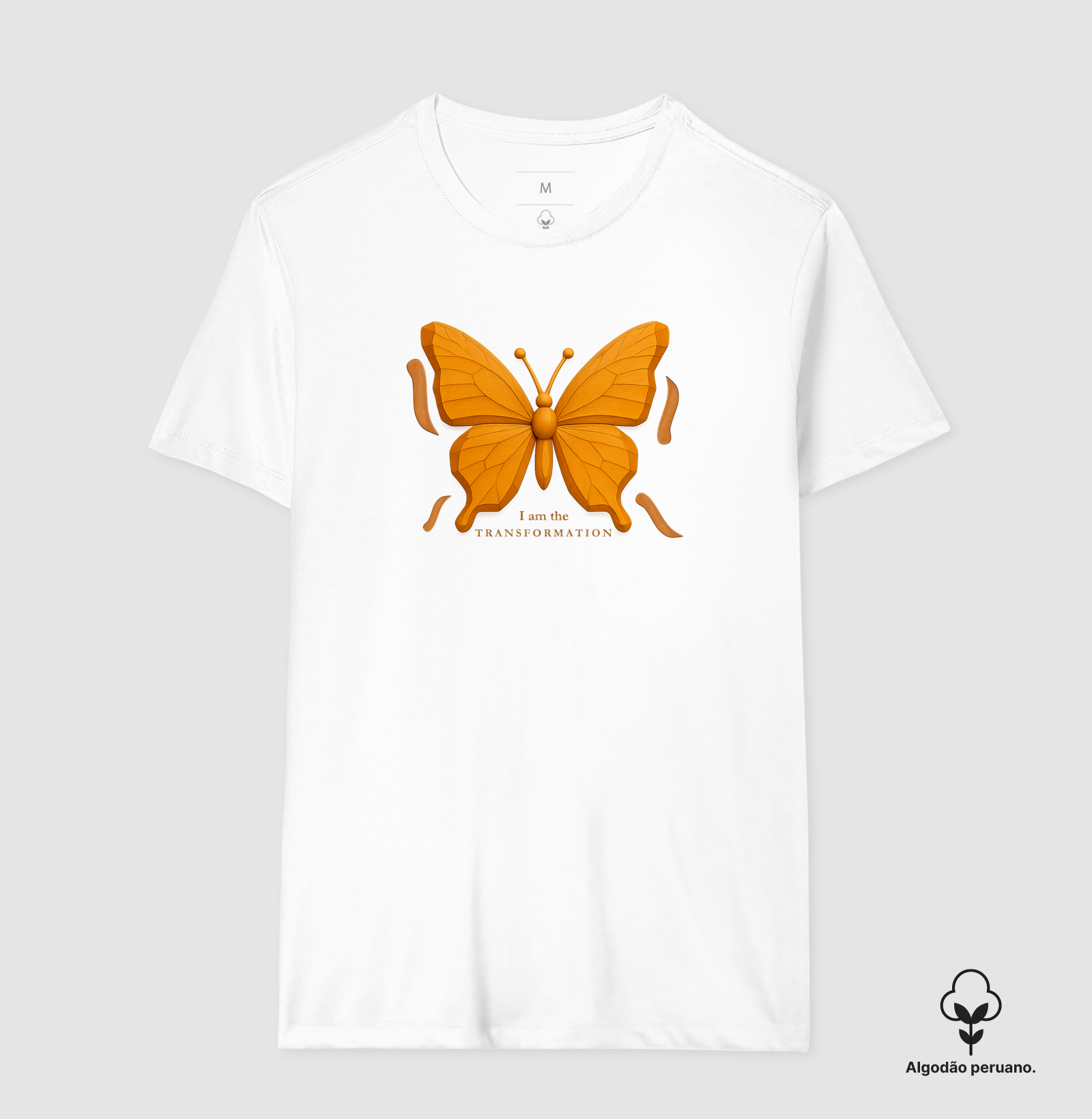 Borboleta Madeira • Transformação (algodão peruano) - Imagem 10
