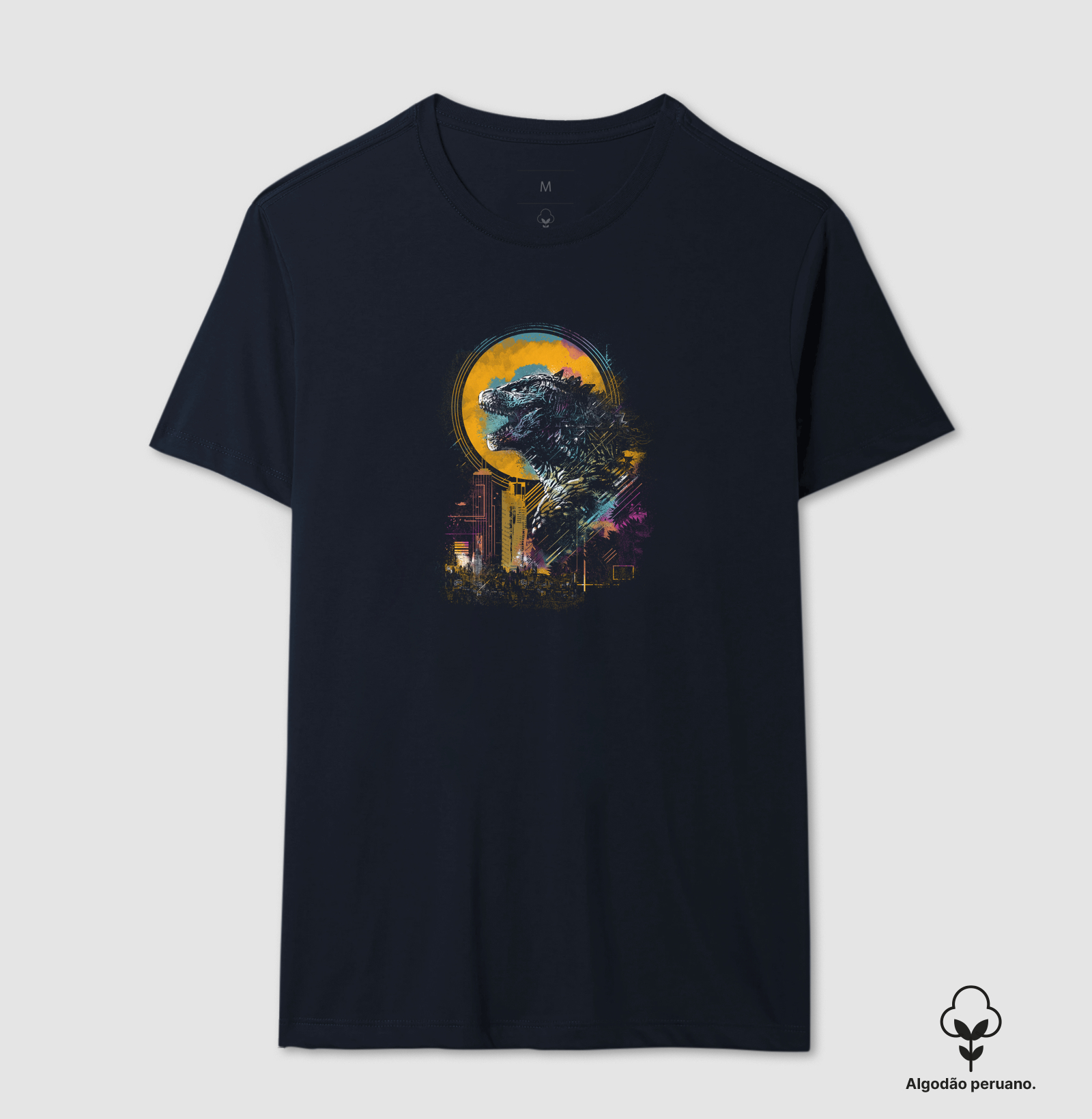 Camiseta The Mighty Kaiju Algodão Peruano - Imagem 4
