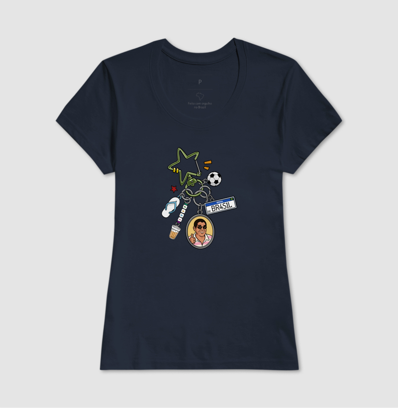 Camiseta Kaki Chaveiro Regular Fit - Imagem 7
