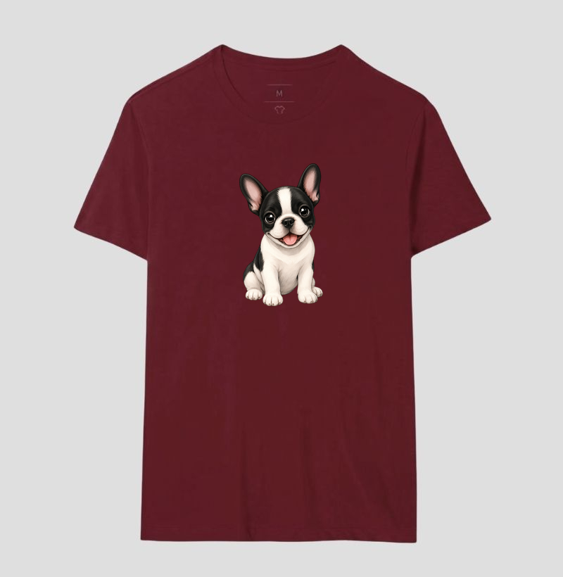 Bulldog (Buldogue) Francês Preto e Branco - Desenho Animado - Imagem 18