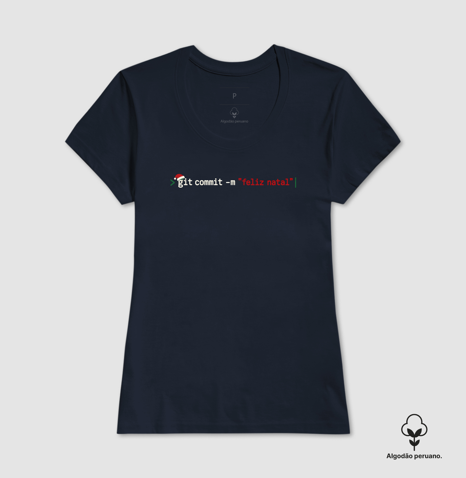 git commit -m "feliz natal" — Christmas Dev - Imagem 5