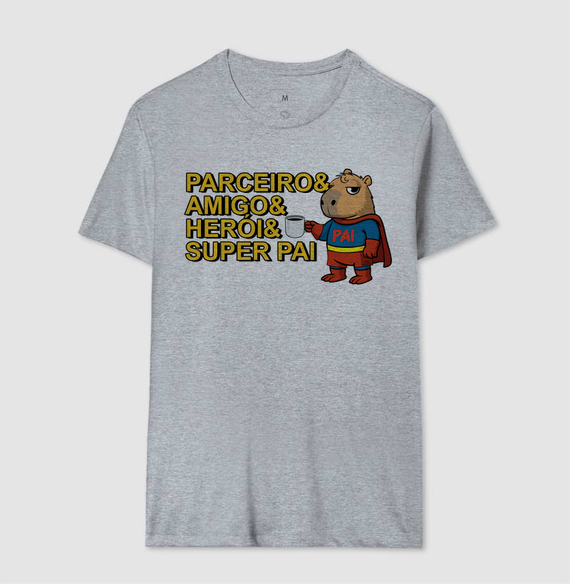 Camiseta Capivara Pai Super - Imagem 5