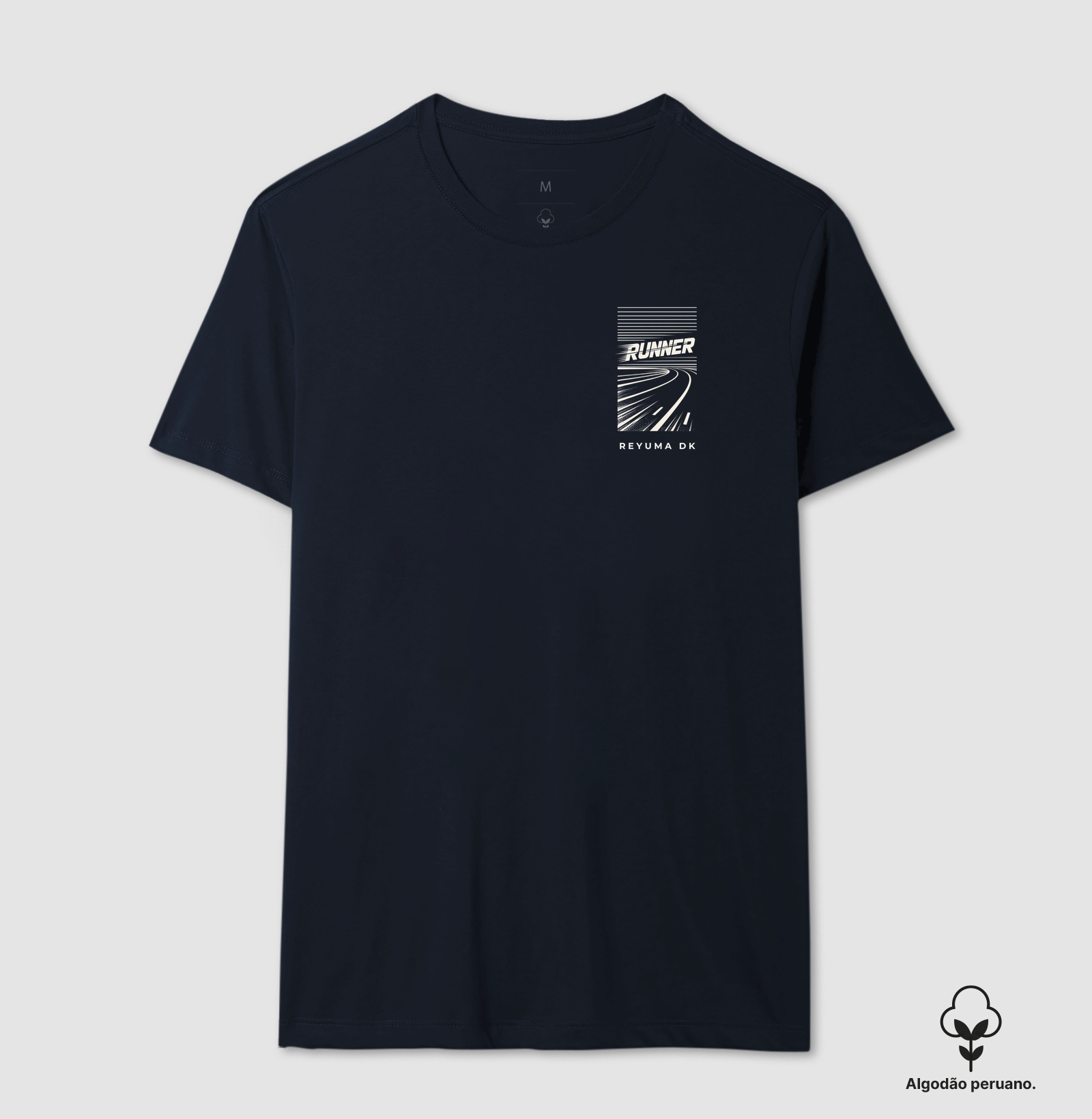 Camiseta Masculina, Feminina, Babylook e Unissex de Algodão Peruano Corrida "Runner"  - Imagem 3