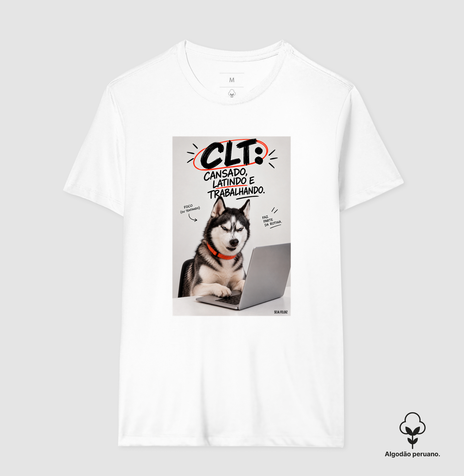 🐺💻 CLT — Cansado, Latindo e Trabalhando! 🐾😂 Husky - Imagem 8