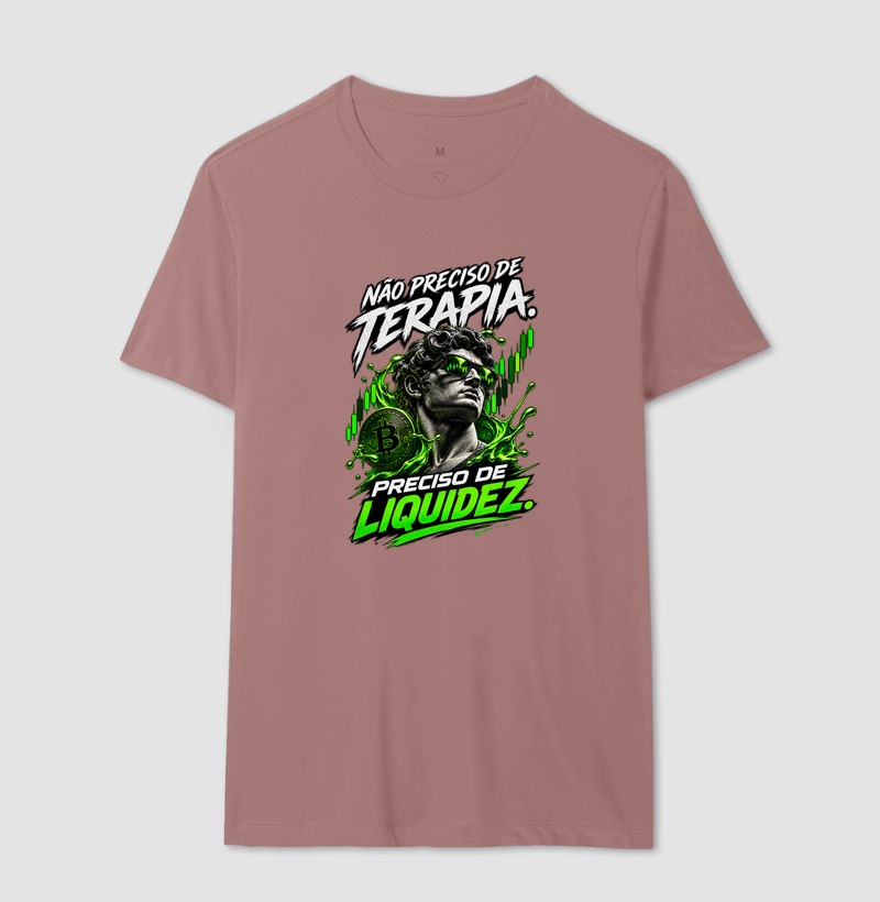 Camiseta Bitcoin Não Preciso de Terapia, Preciso de Liquidez - Imagem 18