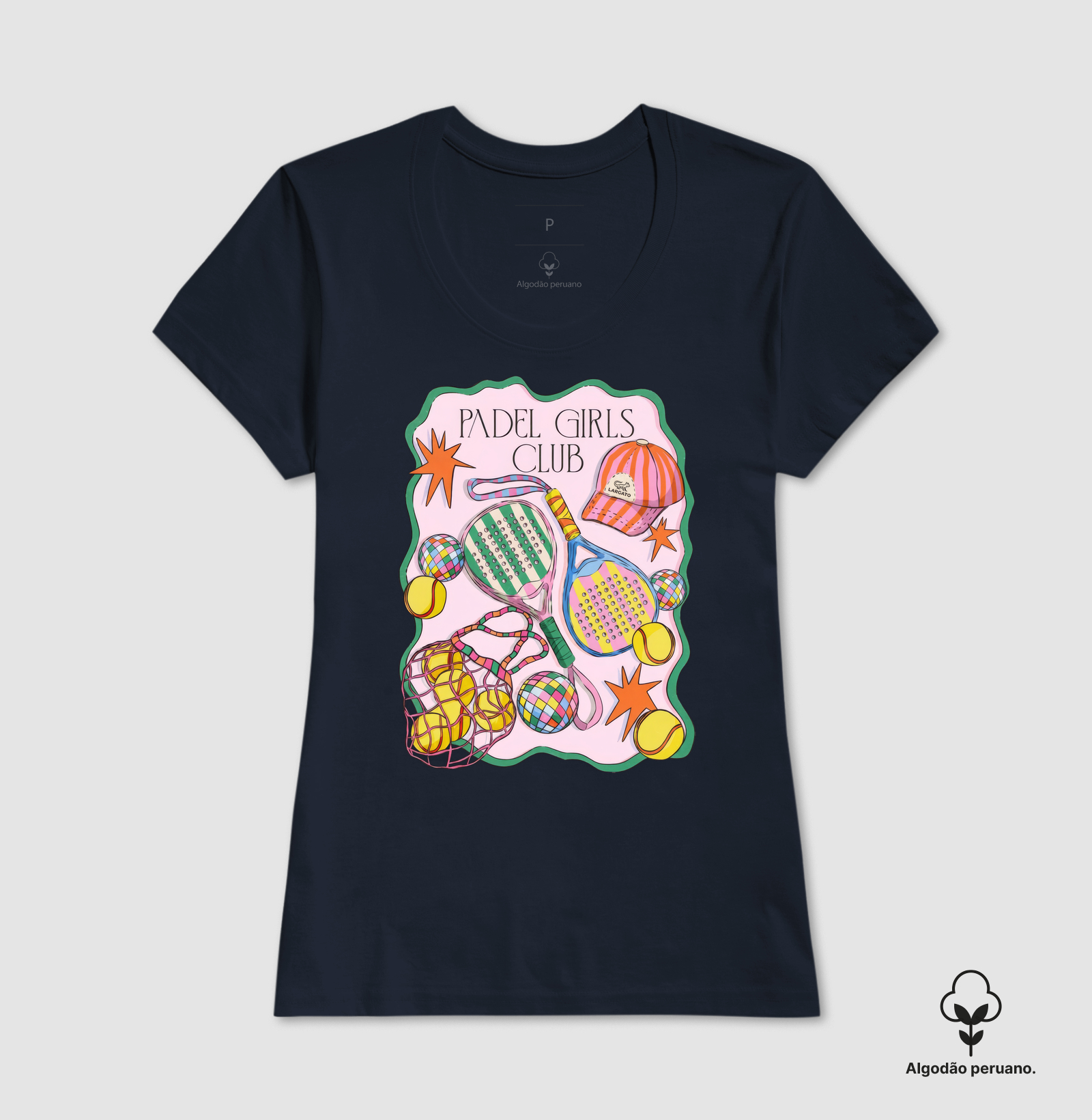 Camiseta Feminina Padel Girls Club Retrô - Imagem 8