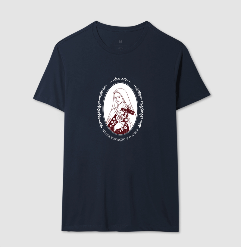 T-shirt Clássica Unissex - Santa Teresinha do Menino Jesus - Imagem 3