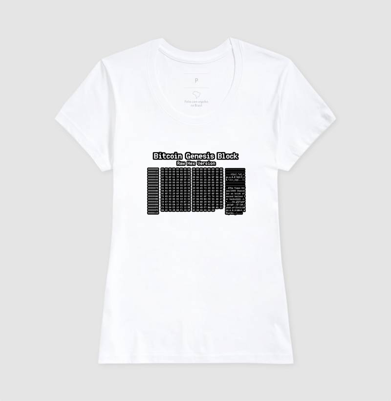 Camiseta Bitcoin Genesis Block - Imagem 7