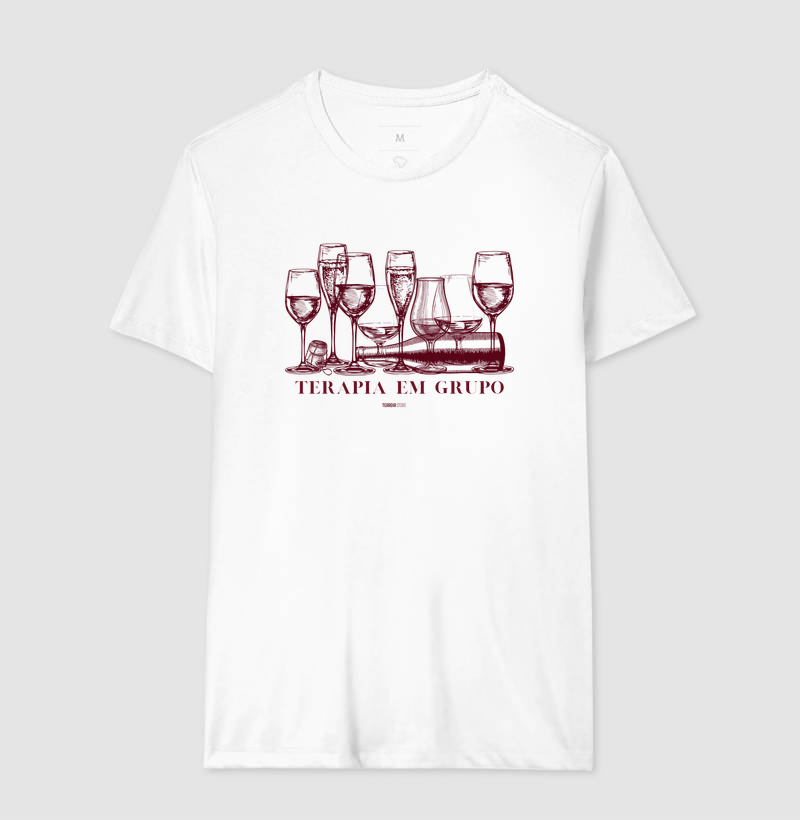 Camiseta Vinho - Terapia em Grupo - Imagem 4