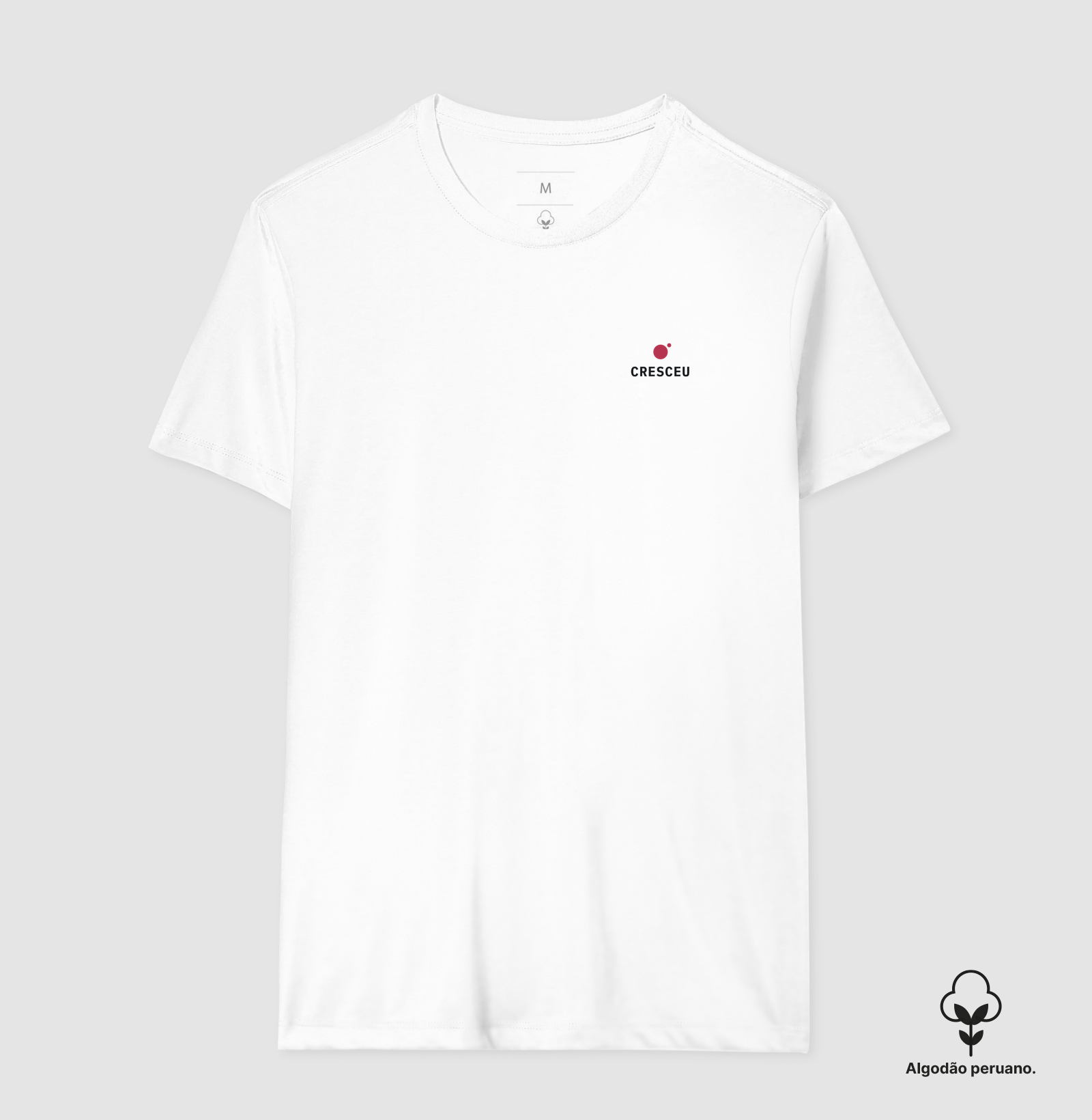 Camiseta Pima Masculina Cresceu - Imagem 4