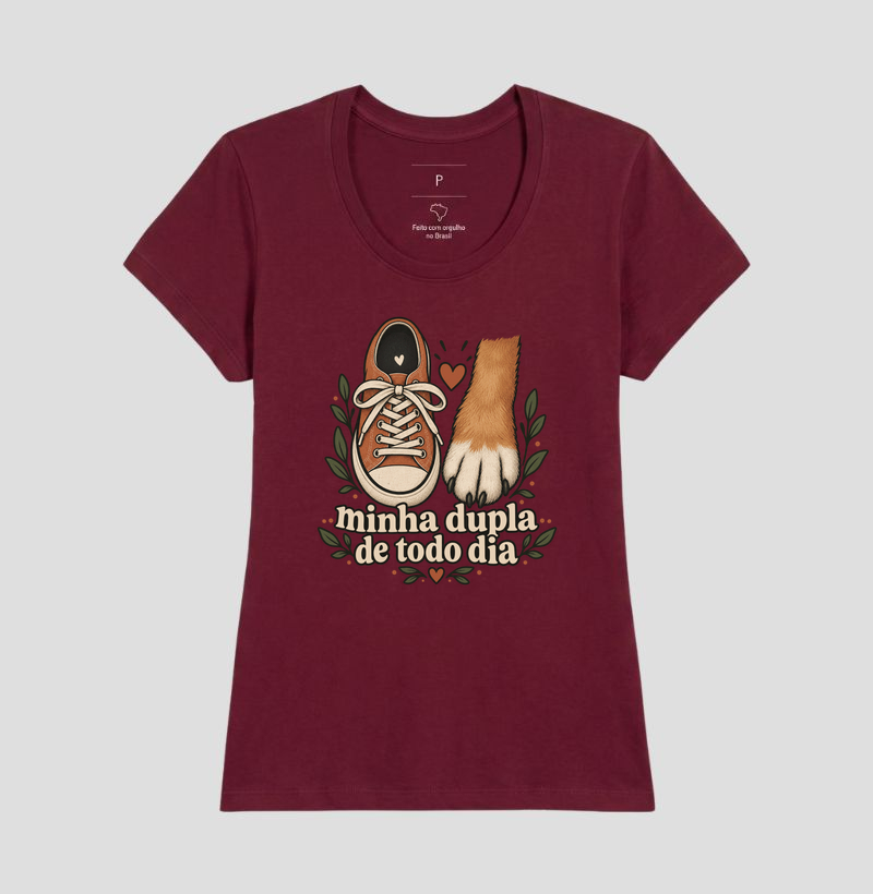 Camiseta Cachorro Companhia "minha dupla de todo dia" | Pelo & Pano - Imagem 19