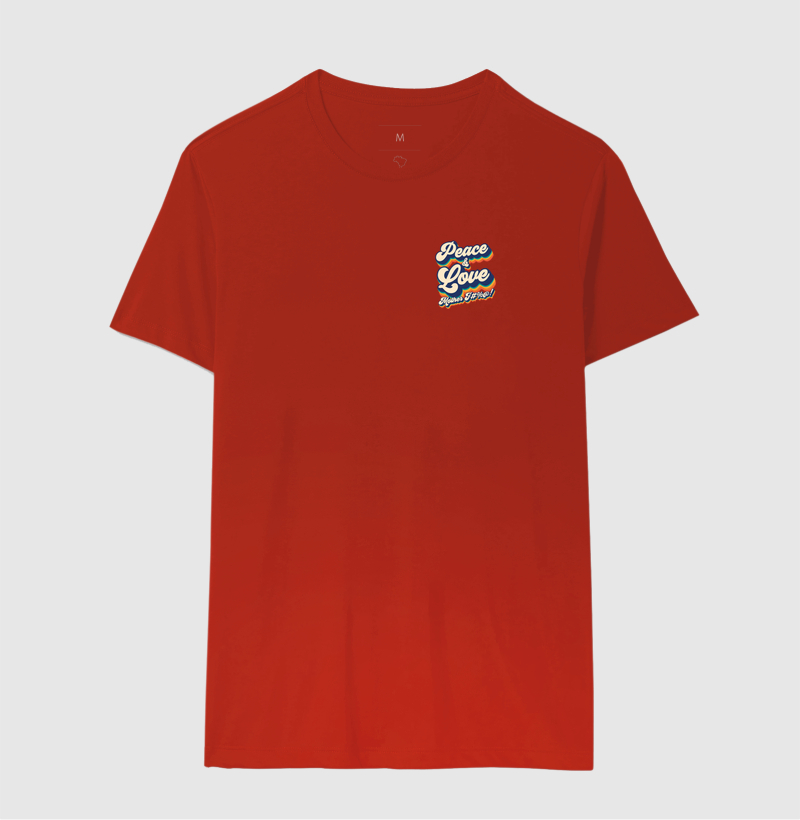 Camiseta Peace and Love Mother Fucker Retro - Imagem 10