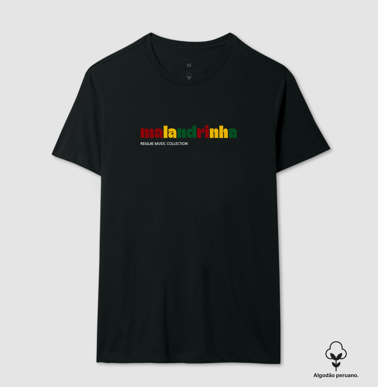 Camiseta Malandrinha. Coleção Reggae.  Masculino e feminino. Algodão Peruano. - Imagem 6