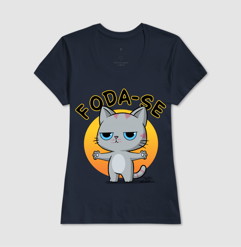 Camiseta Gato Sincero F... - Imagem 7