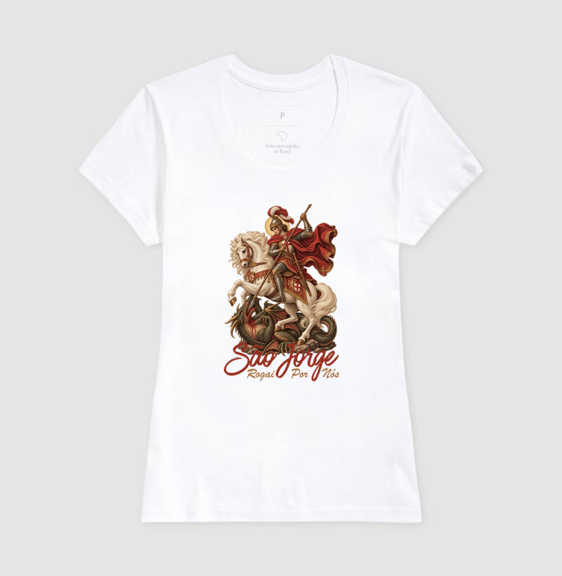 Camiseta São Jorge Rogai Por Nós - Imagem 5