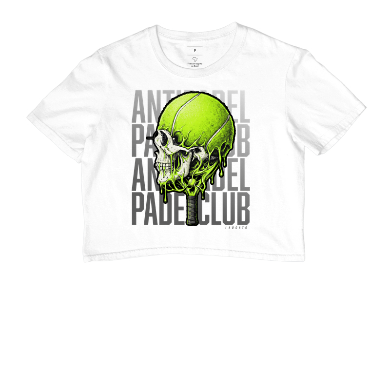 Camiseta Anti-Padel Caveira Prata - Imagem 3