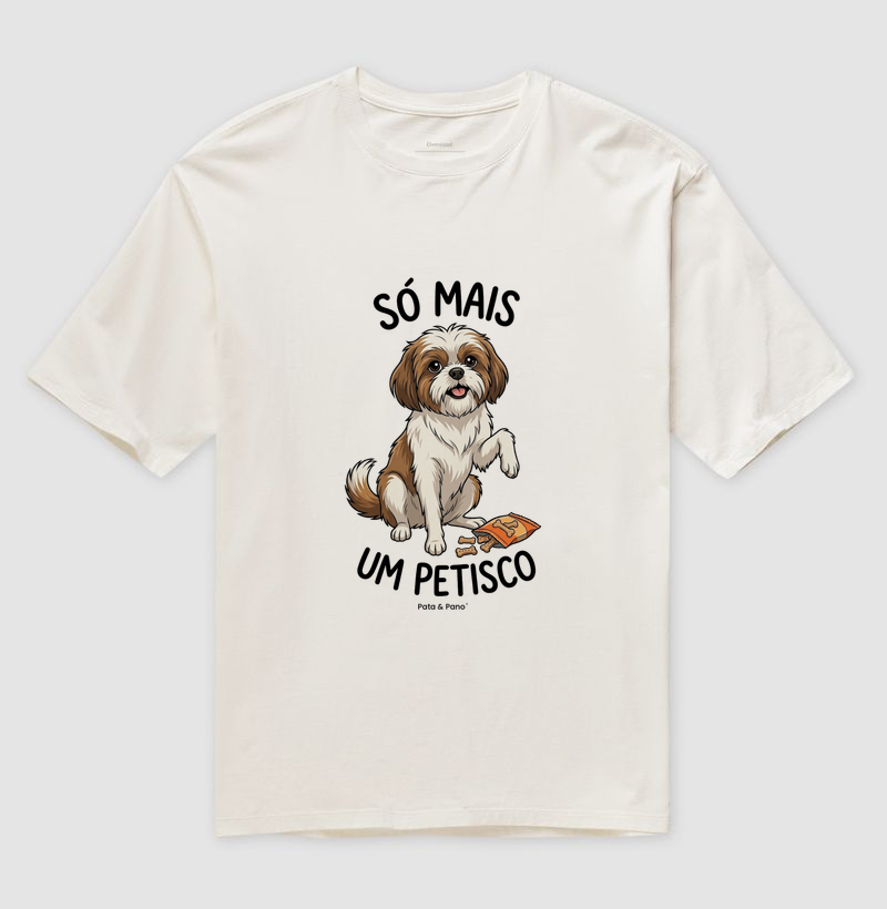 CAMISETA OVERSIZED SHIHTZU PETISCO - Imagem 4