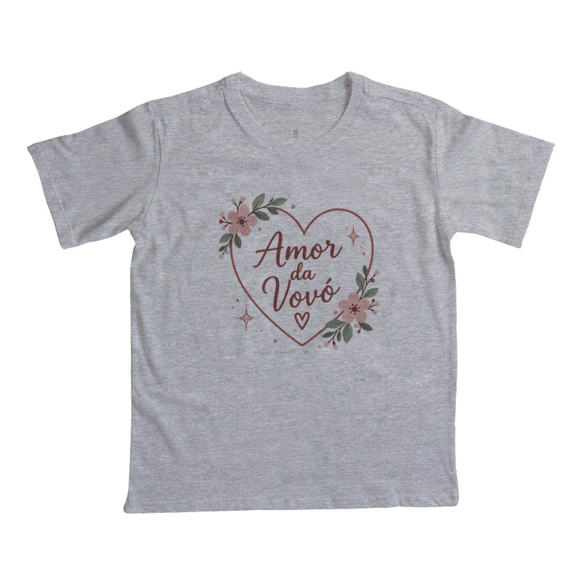 Amor da Vovó - coração e flores (infantil) - Imagem 2