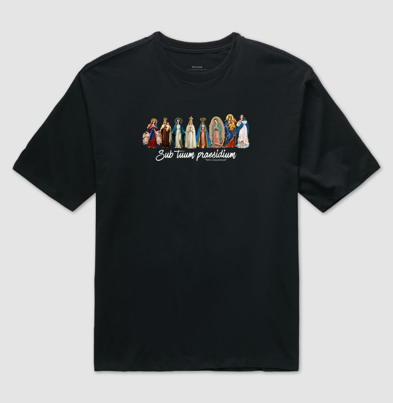 Camiseta Oversized Nossa Senhora "Sob a Vossa Proteção" - Imagem 2