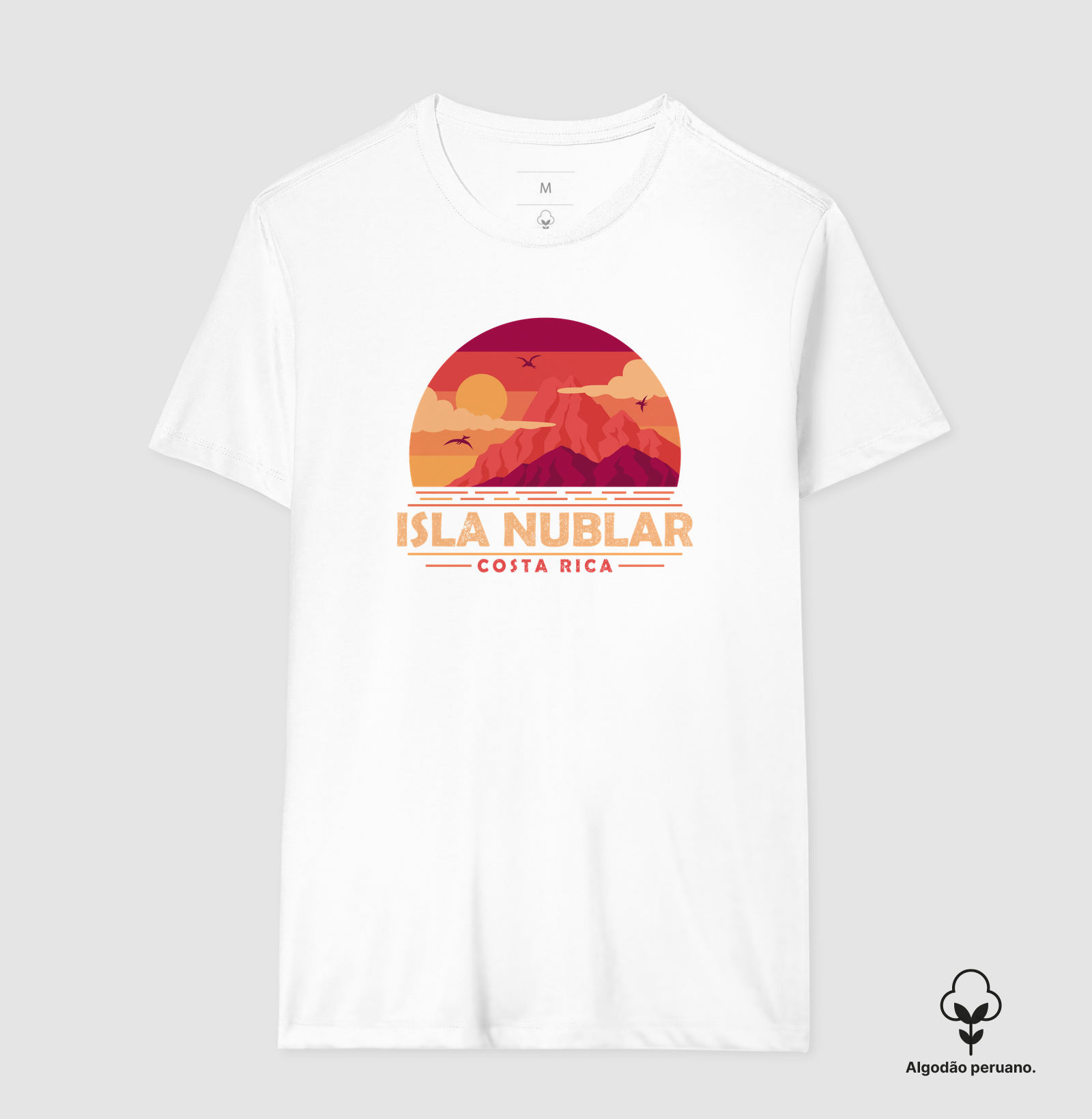 Camiseta Algodão Peruano Ilha Nublar - Imagem 7