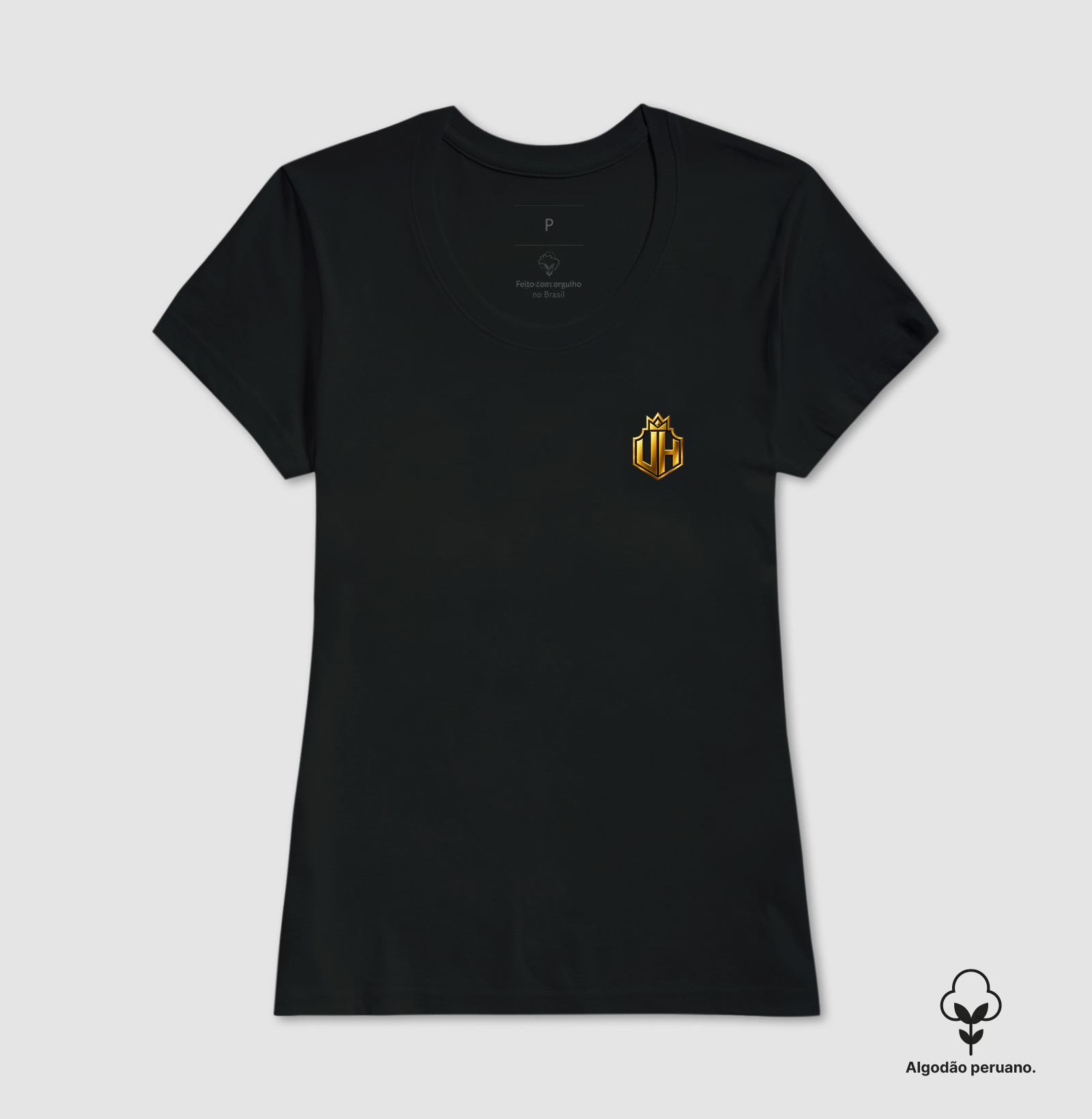 Design exclusivo com visual premium. Brasão dourado que transmite poder e sucesso. Estilo sofisticado e marcante para qualquer ocasião. - Imagem 3