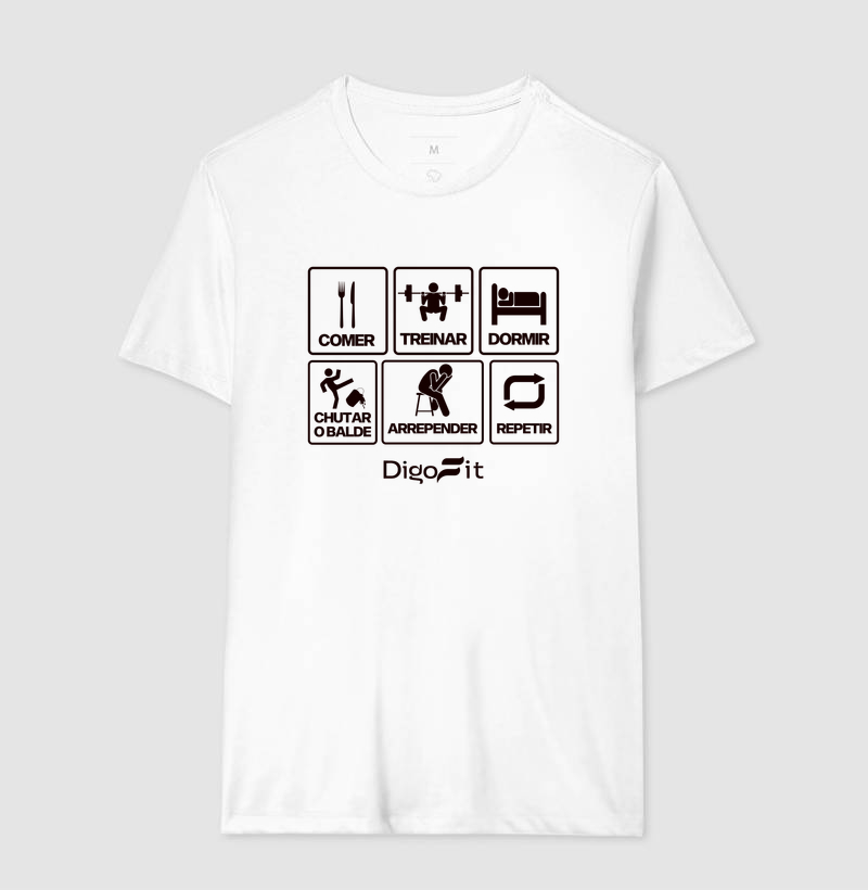 CAMISETA ACADEMIA CHUTANDO O BALDE - Imagem 4
