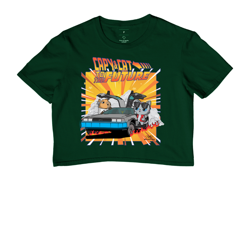 Camiseta Capy & Cat to the Future - Imagem 5